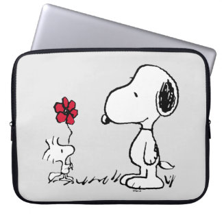 Peanuts | Snoopy & Woodstock Red & Black Laptop Sleeve