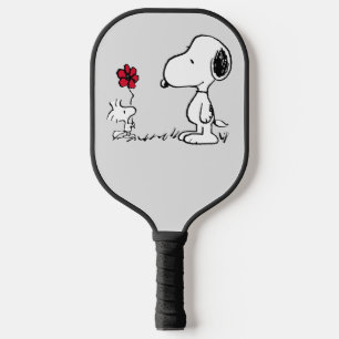 Peanuts   Snoopy & Woodstock Red & Black Pickleball Paddle