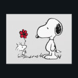 Peanuts | Snoopy & Woodstock Red & Black Postcard<br><div class="desc">Share a bold and playful message with this Peanuts postcard featuring Snoopy and Woodstock in a striking red and black design. Perfect for Peanuts fans,  this postcard adds a unique and modern touch to your correspondence while showcasing the timeless charm of these beloved characters.</div>