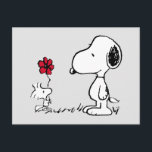 Peanuts | Snoopy & Woodstock Red & Black Postcard<br><div class="desc">Share a bold and playful message with this Peanuts postcard featuring Snoopy and Woodstock in a striking red and black design. Perfect for Peanuts fans,  this postcard adds a unique and modern touch to your correspondence while showcasing the timeless charm of these beloved characters.</div>