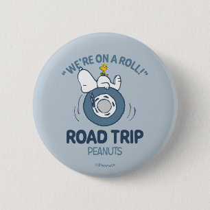 Peanuts   Snoopy & Woodstock Road Trip 2 Inch Round Button