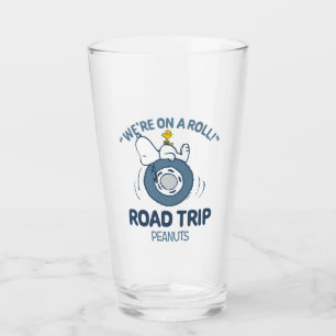 Peanuts   Snoopy & Woodstock Road Trip Glass