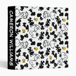 Peanuts    Snoopy & Woodstock Shadow Pattern Binder