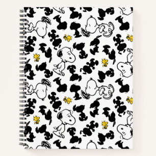 Peanuts    Snoopy & Woodstock Shadow Pattern Notebook