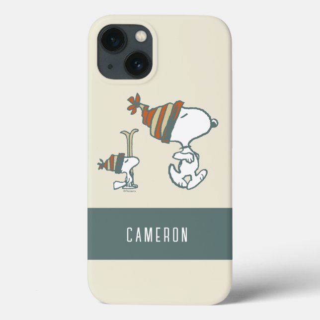 Peanuts | Snoopy & Woodstock Ski Trip Case-Mate iPhone Case (Back)