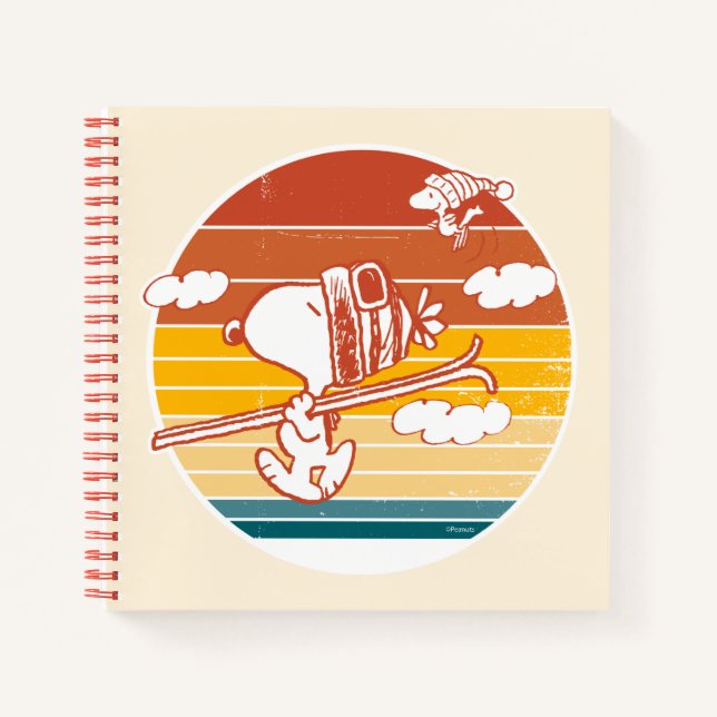 Peanuts | Snoopy & Woodstock Ski Trip Notebook (Front)