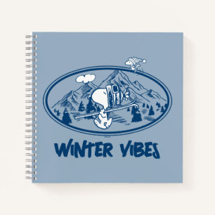 Peanuts   Snoopy & Woodstock Skiing Notebook