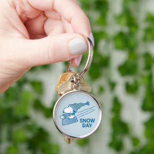 Peanuts   Snoopy & Woodstock Sledding Keychain