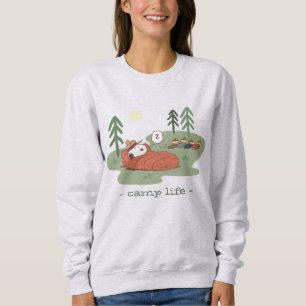 Peanuts   Snoopy & Woodstock Sleeping Campers Sweatshirt