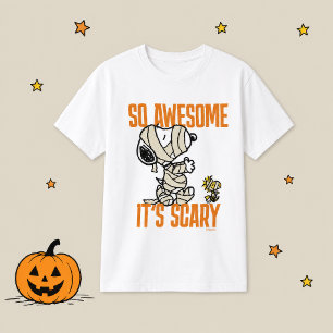 Peanuts Snoopy & Woodstock So Awesome It's Scary Tri-Blend Shirt