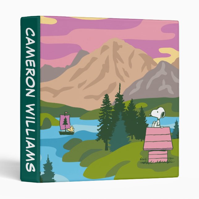Peanuts | Snoopy & Woodstock The Great Outdoors Binder (Front/Spine)