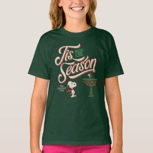Peanuts   Snoopy & Woodstock Tis The Season T-Shirt