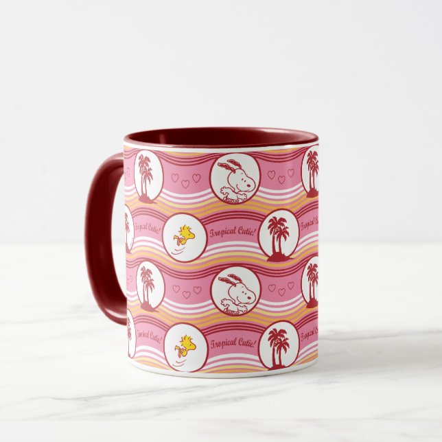 Peanuts | Snoopy & Woodstock Tropical Cutie Mug (Front Left)