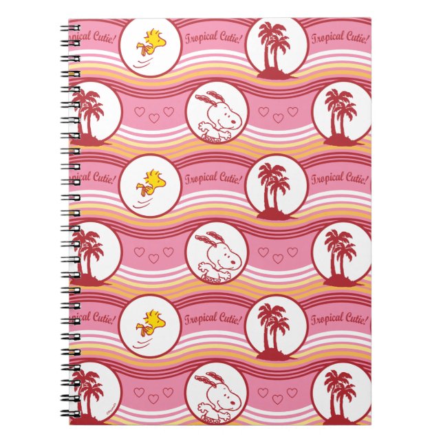 Peanuts | Snoopy & Woodstock Tropical Cutie Notebook (Front)
