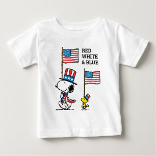Peanuts   Snoopy & Woodstock Uncle Sams Baby T-Shirt