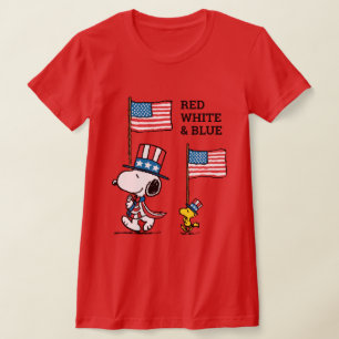 Peanuts Snoopy & Woodstock Uncle Sams T-Shirt
