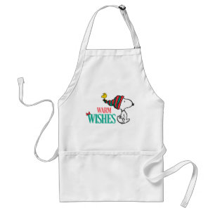 Peanuts   Snoopy & Woodstock Warm Wishes Standard Apron
