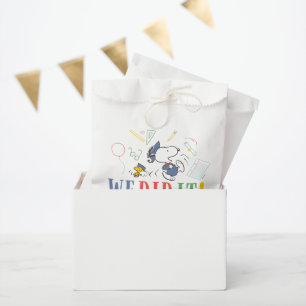 Peanuts Snoopy Woodstock We Did It Graduation Cap Favour Bag