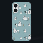 Peanuts | Snoopy & Woodstock Winter Break Pattern iPhone 16 Case<br><div class="desc">Check out  this fun Peanuts Christmas design.</div>