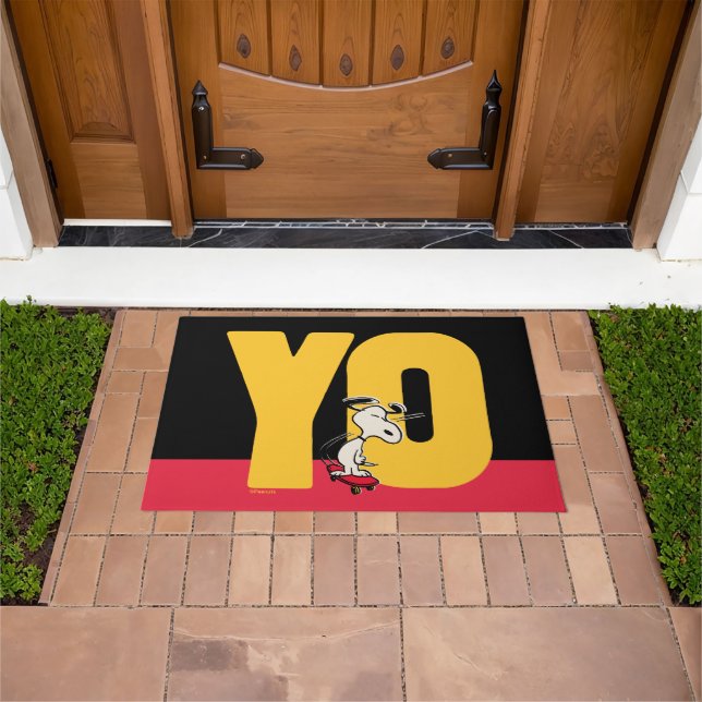 Peanuts | Snoopy YO Skateboard Doormat (Outdoor)