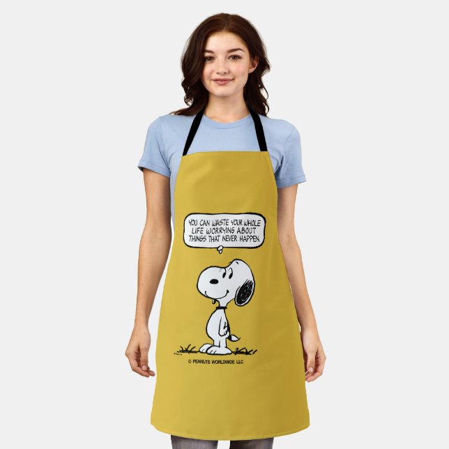 Peanuts | Snoopy You Can't Waist Your Whole Life Apron (Worn)