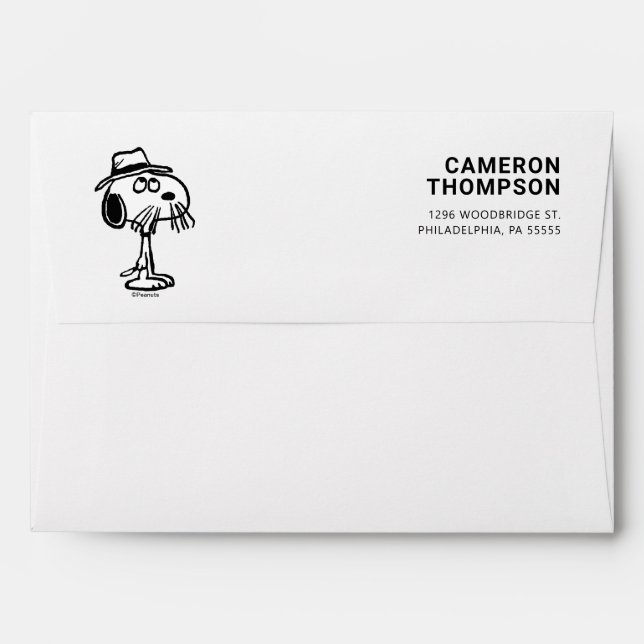 Peanuts | Snoopy's Brother Spike Envelope (Back (Top Flap))