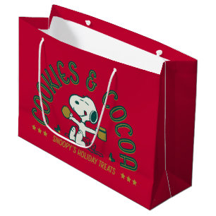 Peanuts Snoopy's Cookies & Cocoa Large Gift Bag