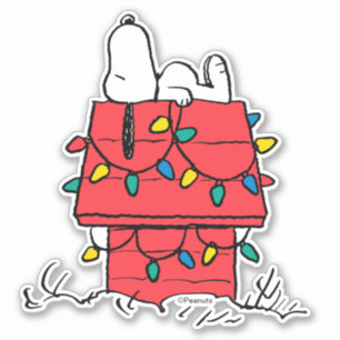 Peanuts Snoopy's Dog House With Lights