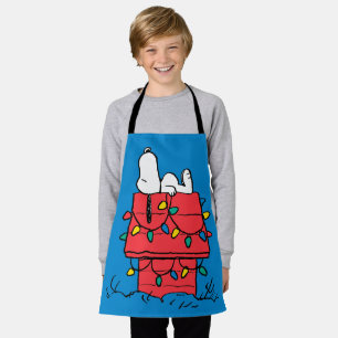 Peanuts   Snoopy's Dog House With Lights Apron