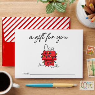 Peanuts   Snoopy's Dog House With Lights Envelope