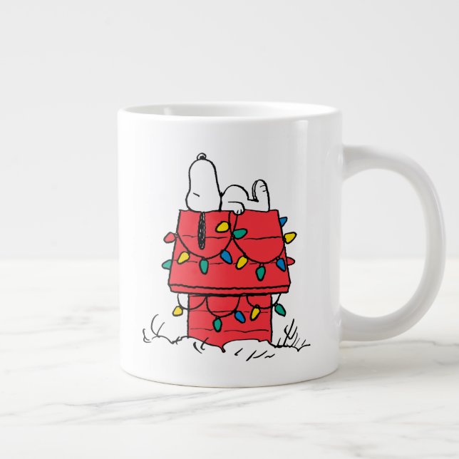 Peanuts | Snoopy's Dog House With Lights Large Coffee Mug (Right)