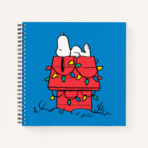 Peanuts Snoopy's Dog House With Lights Notebook