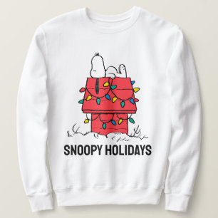 Peanuts Snoopy's Dog House With Lights Sweatshirt