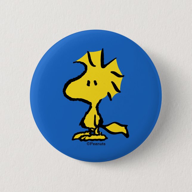 Peanuts | Snoopy's Friend Woodstock 2 Inch Round Button (Front)
