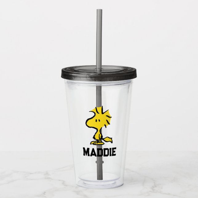 Peanuts | Snoopy's Friend Woodstock Acrylic Tumbler (Front)