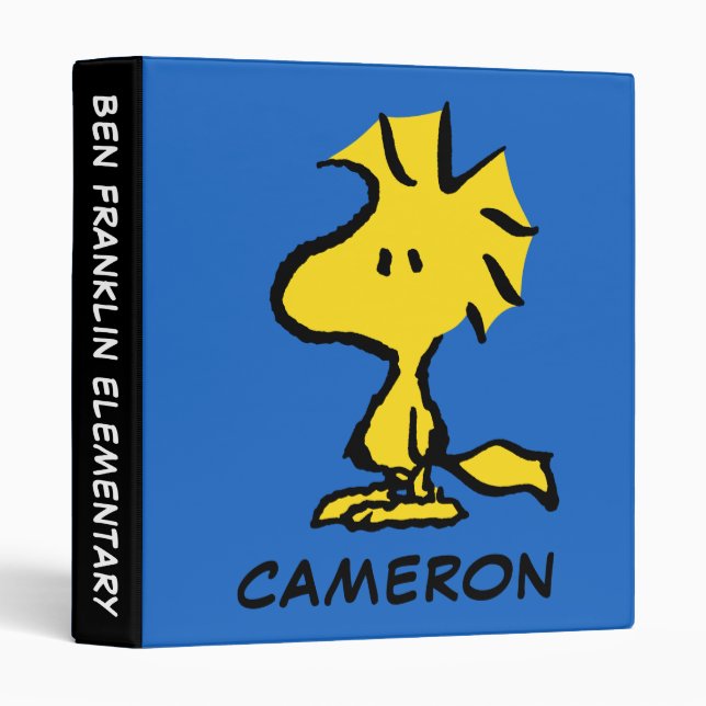 Peanuts | Snoopy's Friend Woodstock Binder (Front/Spine)