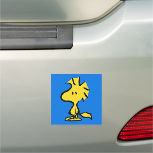 Peanuts   Snoopy's Friend Woodstock Car Magnet