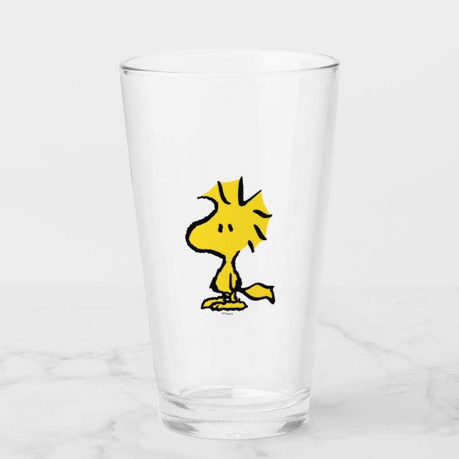 Peanuts | Snoopy's Friend Woodstock Glass (Front)