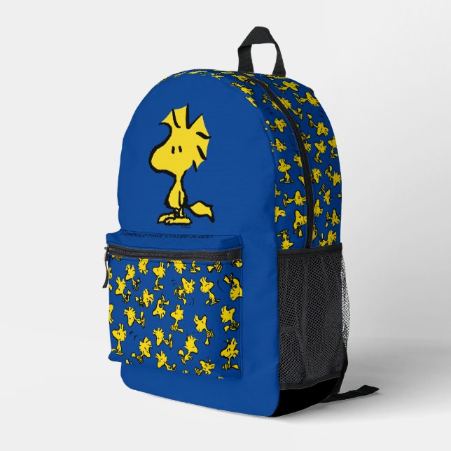 Peanuts | Snoopy's Friend Woodstock Printed Backpack (Back Corner Right)
