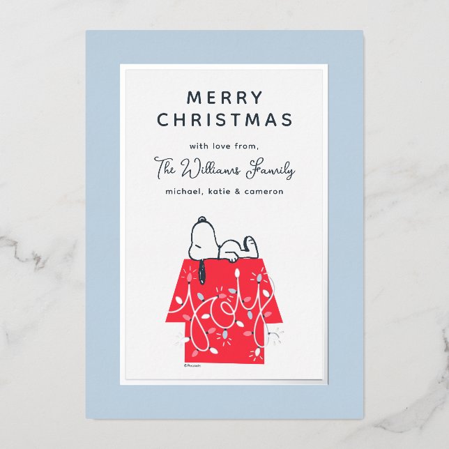 Peanuts | Snoopy's Holiday Dreamer Family Photo (Front)