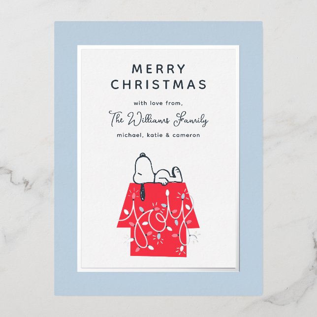 Peanuts | Snoopy's Holiday Dreamer Family Photo (Front)