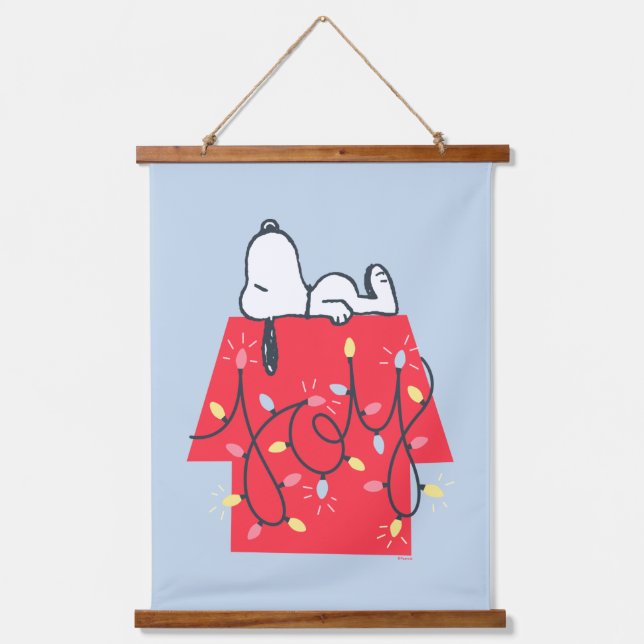 Peanuts | Snoopy's Holiday Dreamer Hanging Tapestry (Front)