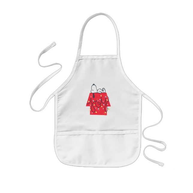 Peanuts | Snoopy's Holiday Dreamer Kids Apron (Front)