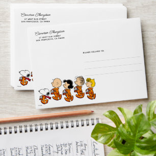 Peanuts Space Birthday Envelope