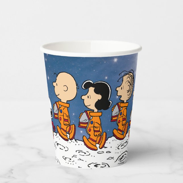 Peanuts | Space Birthday Paper Cups (Left)