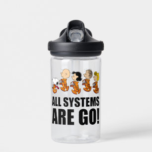 Peanuts   Space Water Bottle