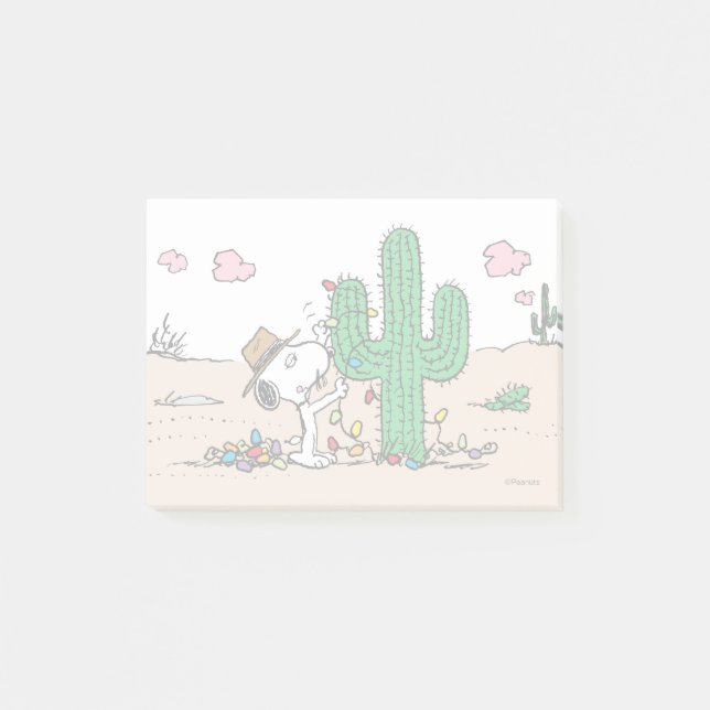 Peanuts | Spike Decorates for Christmas Post-it Notes (Front)