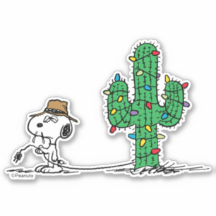 Peanuts   Spike Decorates for the Holiday