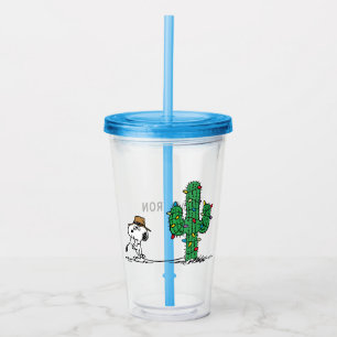 Peanuts   Spike Decorates for the Holiday Acrylic Tumbler