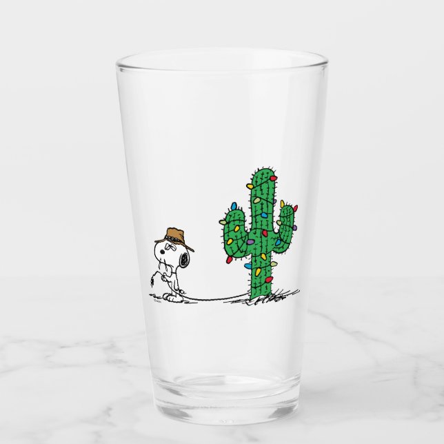 Peanuts | Spike Decorates for the Holiday Glass (Front)